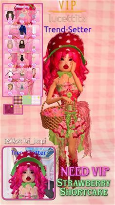 Strawberry Shortcake Dress to Impress