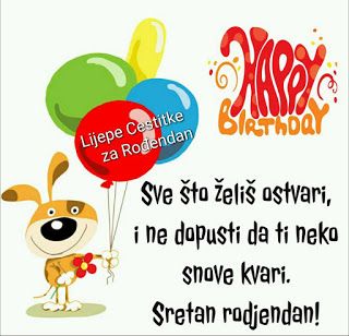 Bildergebnis Fur Rodjendanske Cestitke Birthday Wishes Flowers Happy Brithday Happy Birthday