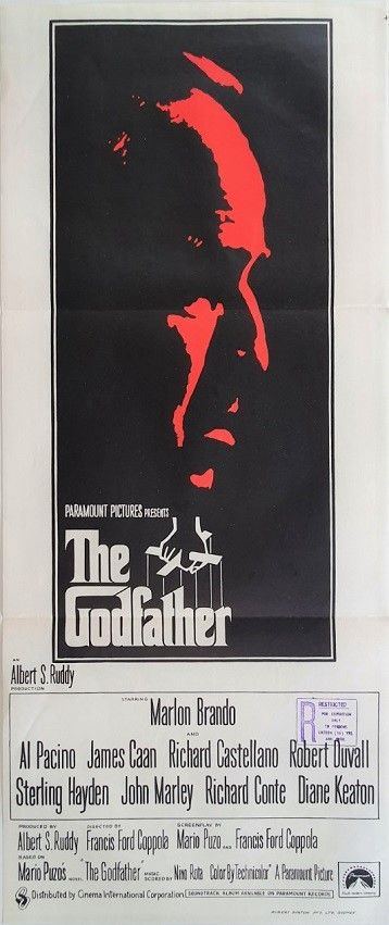 The Godfather Australian Daybill Poster The Godfather Movie Posters Vintage Movie Posters