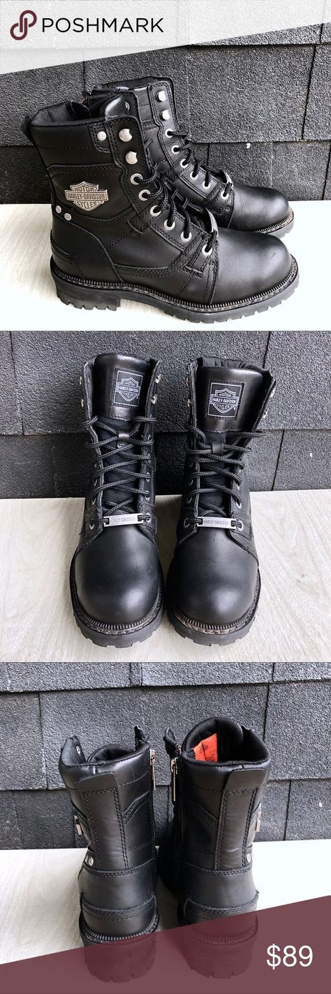 Harley-Davidson Mens Haines Motorcycle Boot