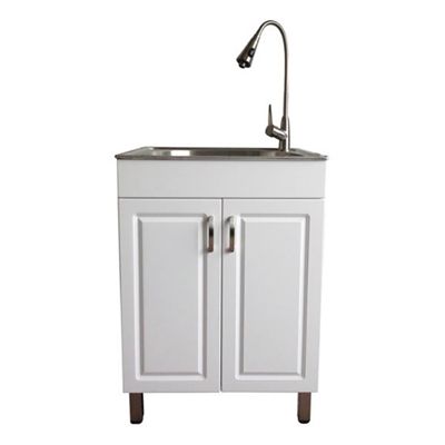 Shop Westinghouse Laundry Sink With Cabinet At Lowe S Canada Find Our Selection Of Laundry Tubs Faucets At Laundry Sink Sink Cabinet Laundry Room Makeover