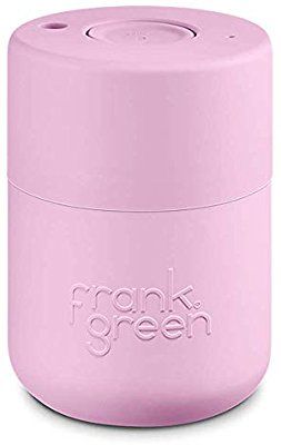 Frank Green Travel Coffee Mug 8oz With Double Walled Plastic Outer Layer Dahlia Kitchen Dining Coffee Travel Green Travel Mugs