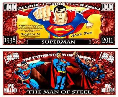 Novelty Money 25 Bills Comics Set Batman Spiderman Hulk Captain America And More