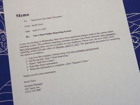Learn ESL Tips for Writing a Business Memo Business memo and - board memo templates Learn ESL Tips for Writing a Business Memo Business memo and - board memo templates