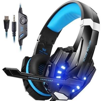 EACH Gaming Headset for PlayStation PS4 3.5mm Ps4 Gaming Headset Headphone Mic