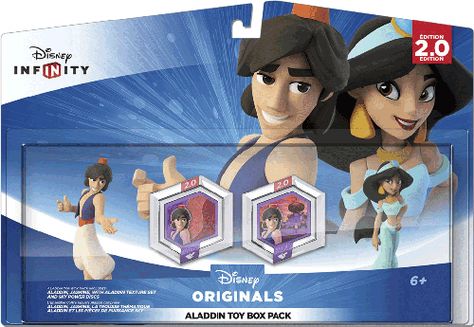 BNiB DISNEY INFINITY 2.0 ALADDIN JASMINE TOY BOX SET PS3 PS4 XBOX 360 ONE WII U