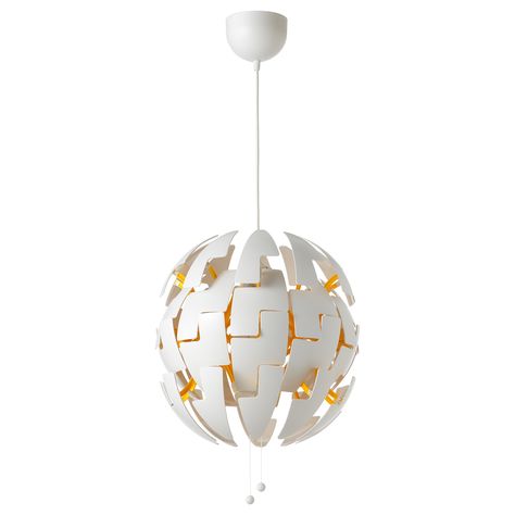 IKEA PS 2014 Hängeleuchte weiß, gelb in Ikea star lamp , bed canopy , mounted