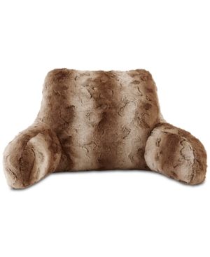 Madison Home USA Zuri Faux Fur Backrest Faux Suede Backrest Pillow | Backrest
