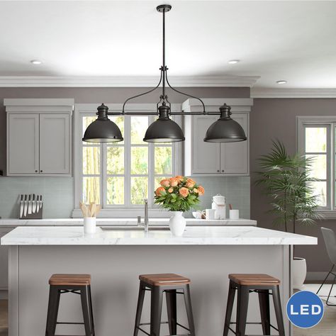 Vonnlighting Dorado 3 Light Kitchen Island Pendant Reviews Lighting Home Depot Fixtures Kitchen Island Lighting Pendant, Kitchen Island Lights At Home Depot