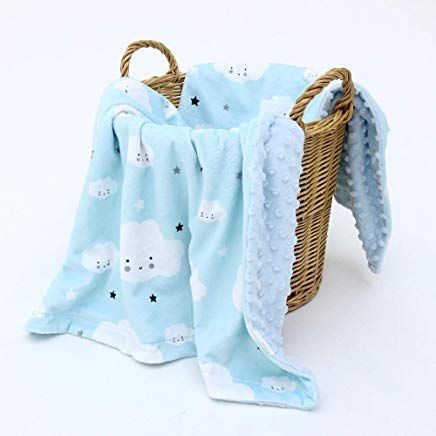 Babydecke Kuscheldecke Minky Babydecke Decke Clamaro