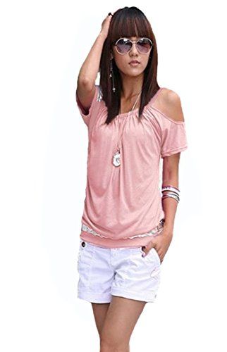 Mississhop Japan Style Damen Top T Shirt Bluse Longshirt Tunika Tanktop Oberteil