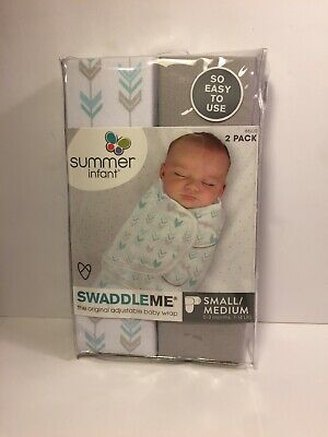 Summer Infant Swaddleme 7 14 Lbs Small Medium 0 3 Months 2 Pack