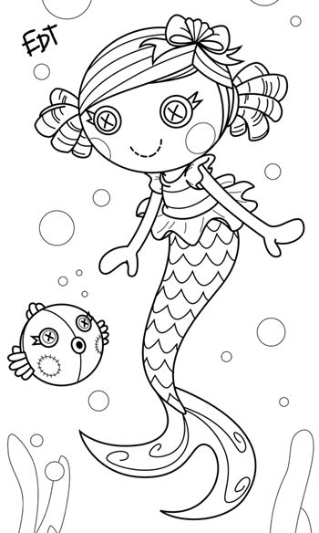 Lalaloopsy Coloring Pages Best Coloring Pages For Kids Mermaid Coloring Pages Coloring Pages For Girls Coloring Pages