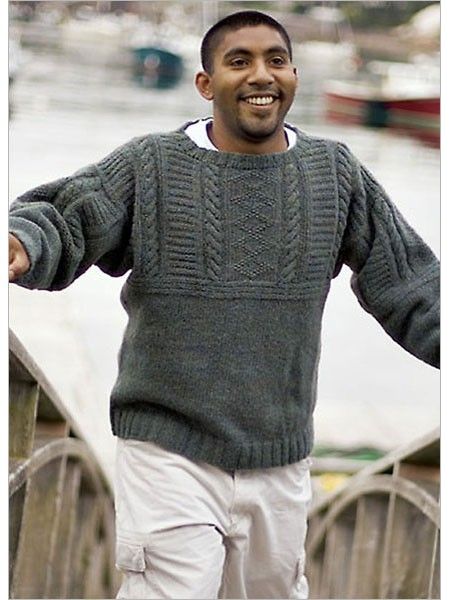 De 80+ beste afbeeldingen van Breien in 2020 | breien, trui Cash Iroha Guernsey style Sweater | Men sweaters pattern