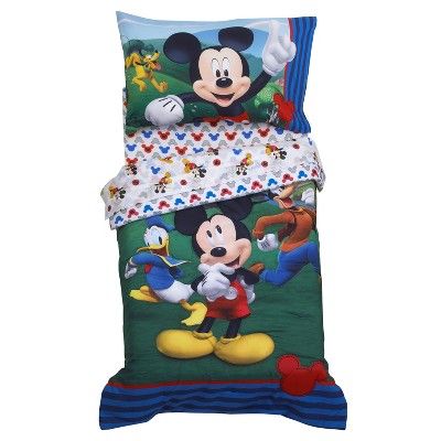 Mickey Mouse Friends Toddler Bedding Set In 2021 Bed - Mickey Mouse Roadster Twin Bedding Mickey Mouse Friends Toddler Bedding Set In 2021 Bed - Mickey Mouse Roadster Twin Bedding