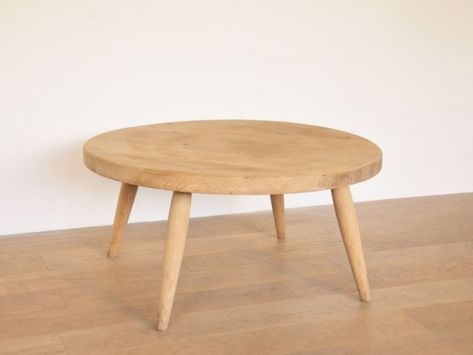 Table Basse Chene Massif Ronde