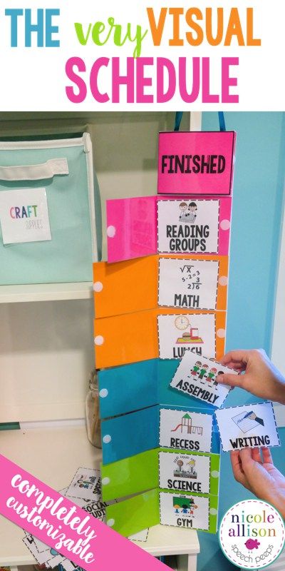 Routine schedule anxiety kindergarten