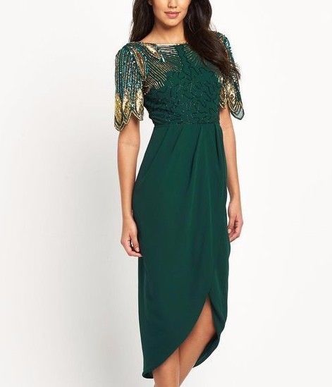 Virgos Lounge Majesty Bridesmaid Embellished Wedding Maxi Party Dress 6 to 18