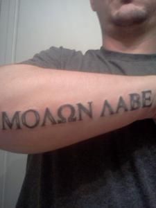 40 Molon Labe Tattoos For Men  YouTube