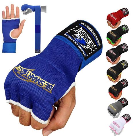 BeSmart Pro Training Ladies Boxing Inner Gloves Hand Wraps MMA Fist Protector Bandages Mitts BeSmart Pro Training Ladies Boxing Inner Gloves Hand Wraps MMA Fist Protector Bandages Mitts