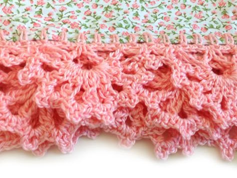 21 Tea Towel Edgings Ideas Crochet Edging Crochet Borders Crochet