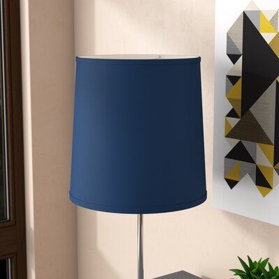 Latitude Run 15 H X W Empire Lamp Shade Spider Attachment Linen In Blue Size 0 D 2022 Shades Lamp Shade Shades, What Size Harp For Table Lamp