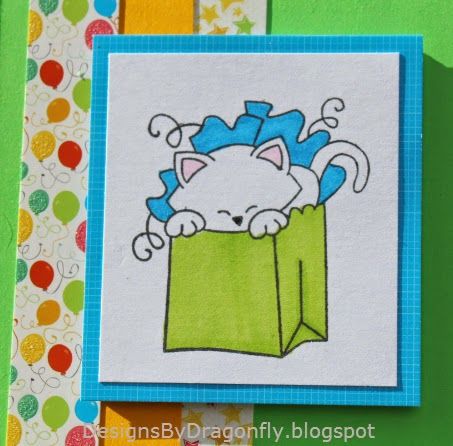 GirlRacer Scrap - Shaker Kitty Card using Newtonu0027s Birthday Bash - birthday card sample GirlRacer Scrap - Shaker Kitty Card using Newtonu0027s Birthday Bash - birthday card sample