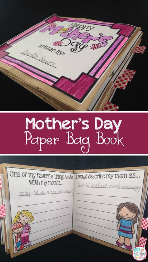 Mother S Day Paper Bag Book Teaching Mothers Crafts Mother S Day Paper Bag Book Teaching Mothers Crafts
