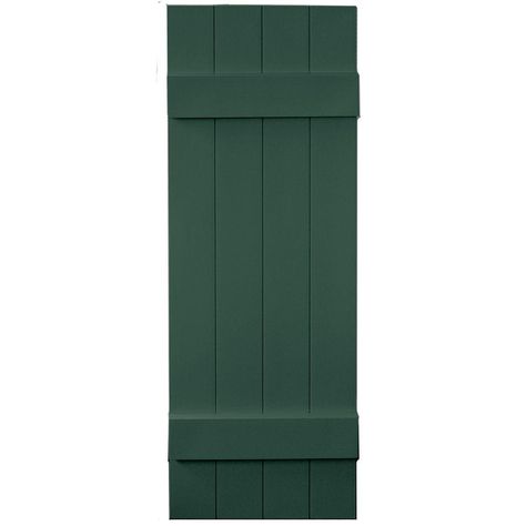 Musket Brown 010 Per Pair 14W x 43H Builders Edge Shutters