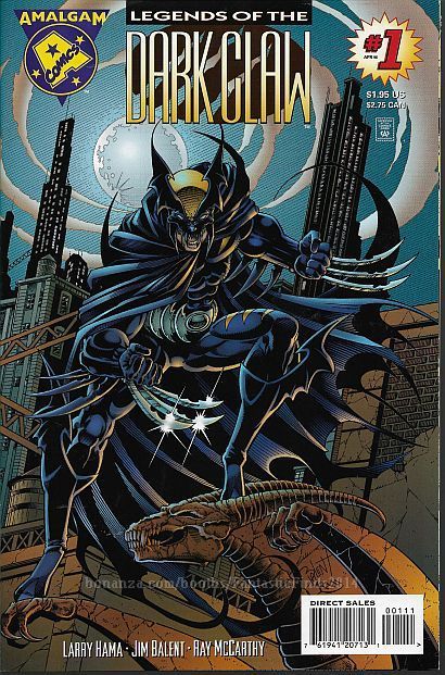 1996 DARK CLAW MARVEL VS DC AMALGAM PREVIEW PROMO CARD WOLVERINE BATMAN!! 1996 DARK CLAW MARVEL VS DC AMALGAM PREVIEW PROMO CARD WOLVERINE BATMAN!!