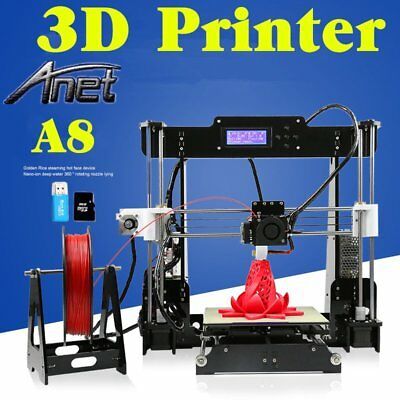Anet A8 Upgraded Quality High Precision Reprap Prusa i3 DIY 3d Printer USA.