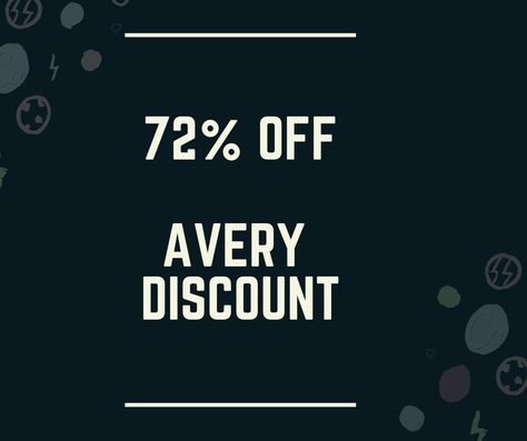 Don't miss out! Apply this Avery coupon code to save upto 72% Off on your order of any Blank ...