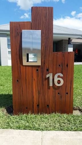 Image Result For Railway Sleeper Letterbox Letter Box Railway