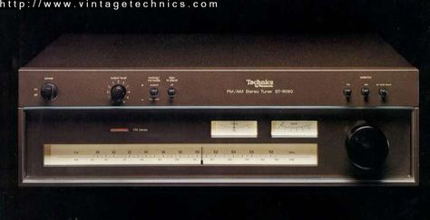 St 8080 Fm Am Stereo Tuner Radio Frequency Audio Vintage