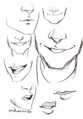 photo Desenho De Boca Masculina pinterest