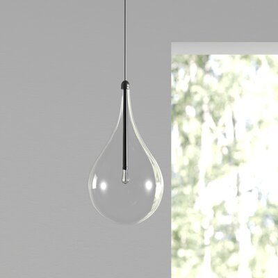 Morrisey 1 Light Single Teardrop Pendant Allmodern Simple Pendant Light Small Pendant Lights Pendant Light