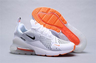 Nike Air Max 270 Just Do It whiteblack total orange AH8050 106 Women's Men's Running Shoes Nike Air Max 270 Just Do It whiteblack total orange AH8050 106 Women's Men's Running Shoes