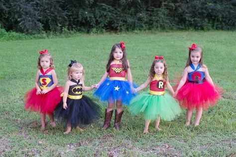 Wonder Woman Tutu Super Hero Tutu Halloween Costume Batman Robin Spiderman Superman INSPIRED tutu dress costume