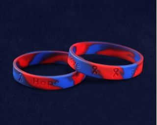 List Of Pinterest Chd Awareness Ribbon Products Pictures 50 Red Blue Silicone Bracelets