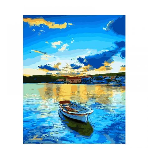 Plum Blossom JC7051 Acrylic Painting by Number Set 50x40cm 20x16/'/'