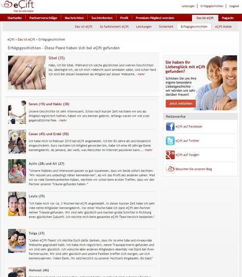 Partnervermittlung profil