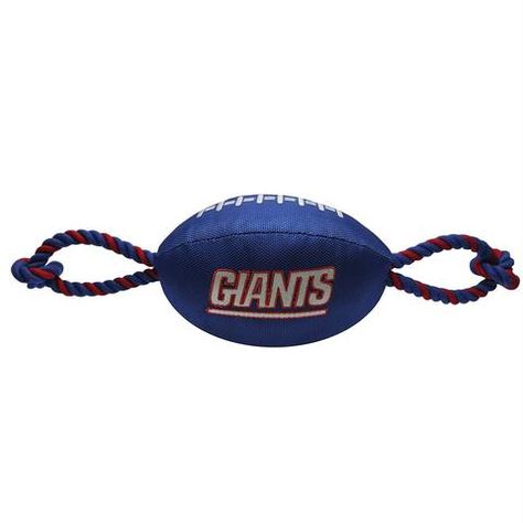 Medium Brown GameWear NFL New York Giants Football Leather Rope Leash
