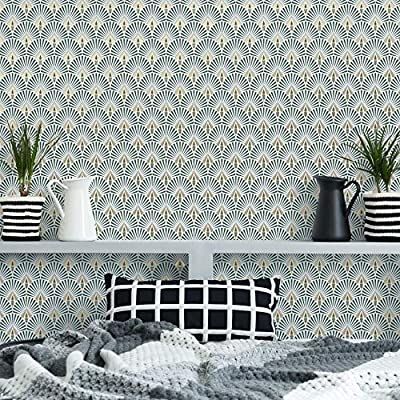 Nuwallpaper Nus3144 Grey Breezy Peel Stick Peel And Stick Wallpaper Amazon Com Botanical Wallpaper Watercolor Wallpaper Wallpaper Samples