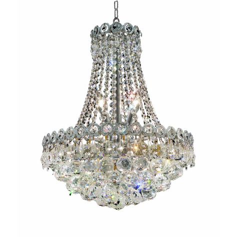 Classic Crystal Chandeliers Lighting The Home Depot Classic Crystal Chandeliers Lighting The Home Depot