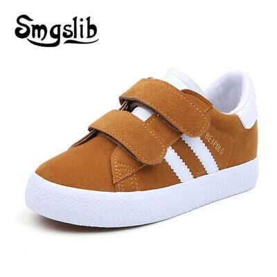 Boys Girls Casual School Shoes Kid Flat Trainers Canvas Shoes Pumps Loafers Size