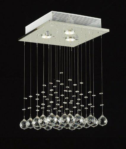 Saint Mossi Modern Glass Raindrop Chandelier Lighting Flush Mount LED Ceiling Light Fixture Pendant Lamp for Dining Room Bathroom Bedroom Livingroom 4 Saint Mossi Modern Glass Raindrop Chandelier Lighting Flush Mount LED Ceiling Light Fixture Pendant Lamp for Dining Room Bathroom Bedroom Livingroom 4