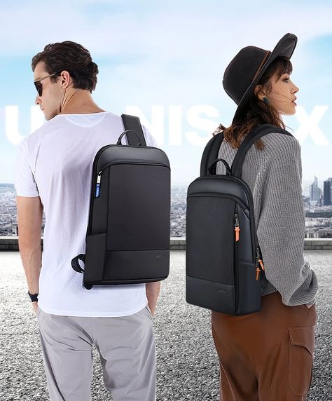 Slim Laptop Backpack Office Work Business Bag Unisex Ultralight Back Pack In 2021 Laptop Backpack Business Backpack Backpacks