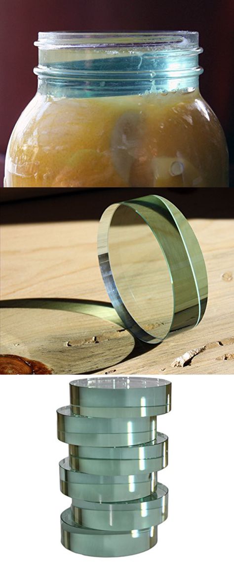 Tempered Glass Fermentation Weights For Lacto Fermenting In Wide
