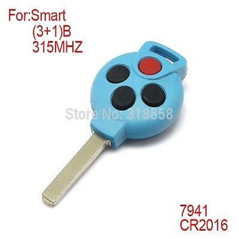 Light Blue Keyless Entry Remote Key Fob 315mhz 3 1 Button For