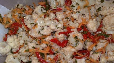 Вкусный рецепт цветной капусты по-корейски